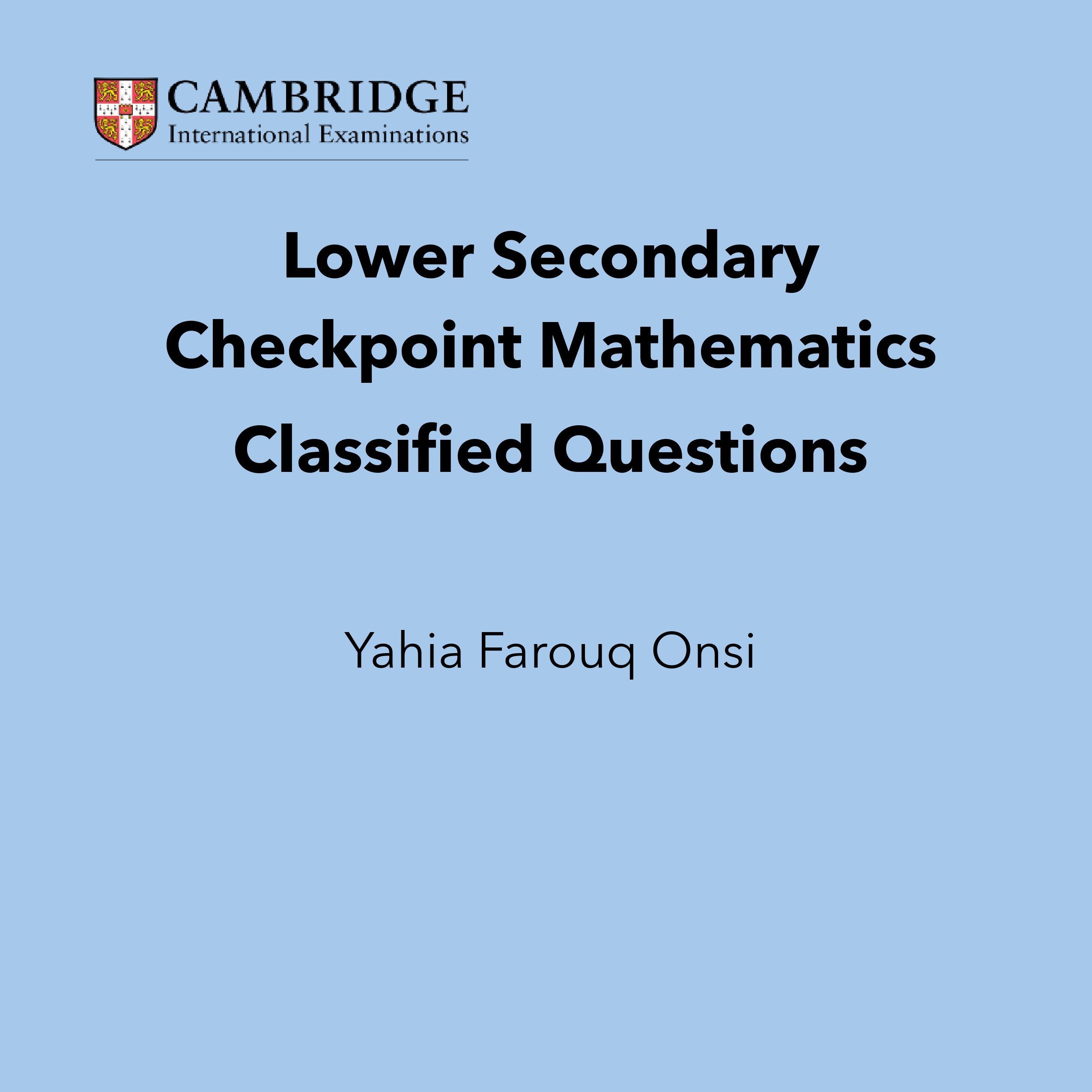 Lower Secondary Checkpoint Classified
