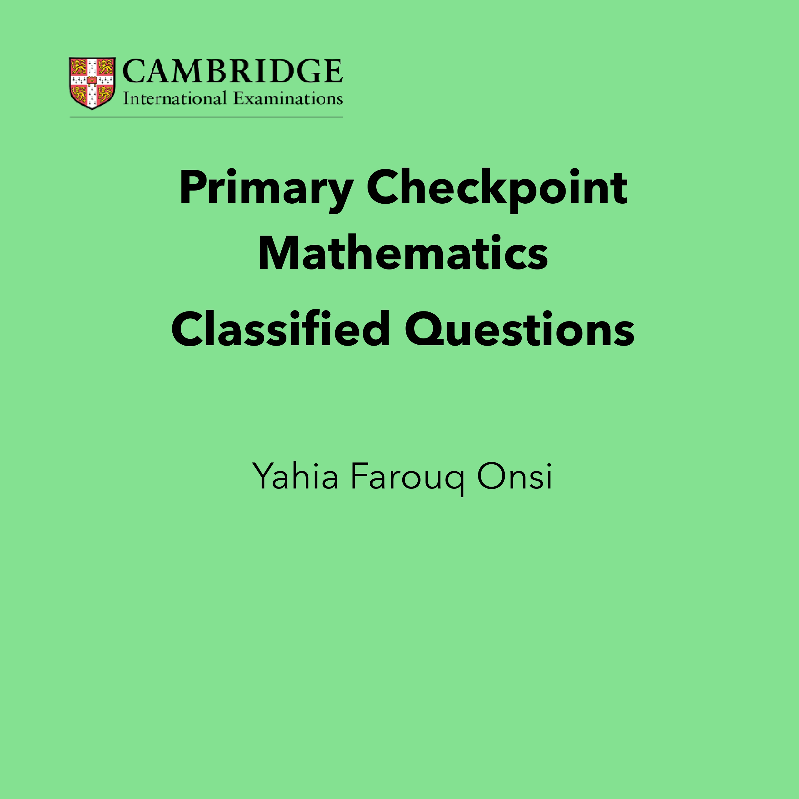 Primary Checkpoint Classified